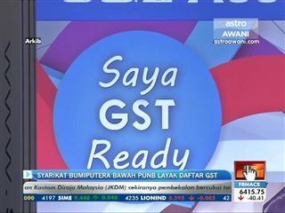 Syarikat bumiputera bawah PUNB layak daftar GST