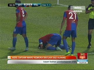 Aidil Zafuan mahu kemuka rayuan kad kuning