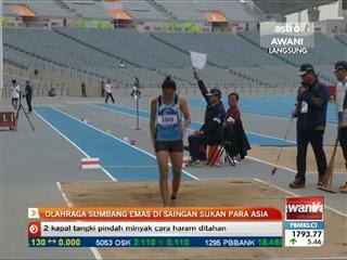 Olahraga sumbang emas di saingan sukan Para Asia