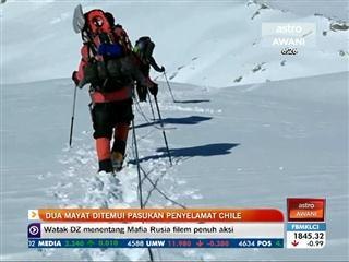 Dua mayat ditemui pasukan penyelamat Chile