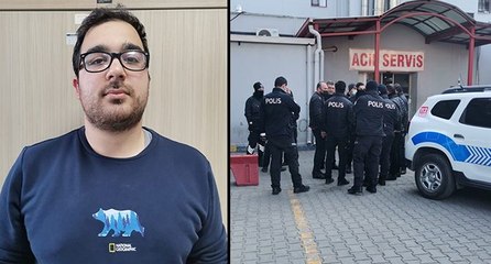 Doktora önce yumruk attı, ardından bıçak çekti
