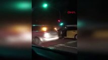 İstanbul'da eli bıçaklı taksici dehşeti kamerada