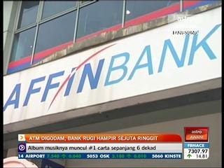 ATM digodam, bank rugi hampir RM1 juta