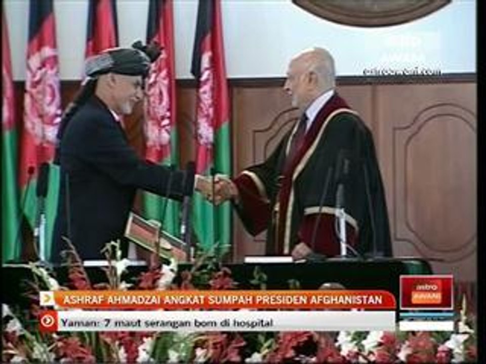 Ashraf Ahmadzai angkat sumpah presiden Afghanistan