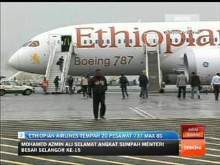 Ethiopian Airlines tempah 20 pesawat 737 Max 8S