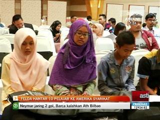 Felda hantar 10 pelajar ke Amerika Syarikat