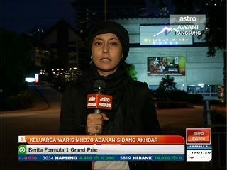 Keluarga waris MH370 adakan sidang akhbar