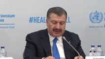 Sağlık Bakanı Koca, Avrupa Bölgesi Göç ve Sağlık Yüksek Düzeyli Toplantısı kapanışında konuştu