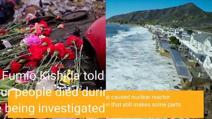 Powerful quake off north Japan kills 4 more than 90 injured