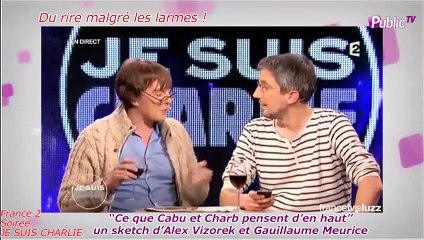 Public Zap : “Ce que Cabu et Charb pensent d’en haut” un sketch d’Alex Vizorek et Guillaume Meurice !