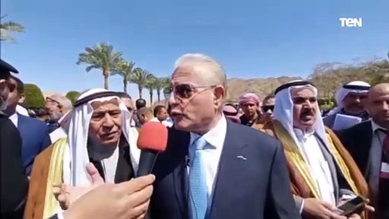 مراسم رفع العلم بطابا بمناسبة أعياد تحرير طابا الـ33 بحضور محمود شعراوي وزير التنمية المحلية