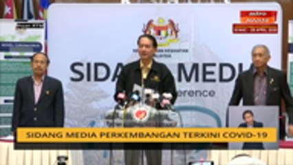[SIDANG MEDIA HARIAN] COVID-19: 184 kes baharu dan 3 kematian dicatatkan