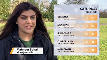 Daily Weather Report for Glasgow 18 March