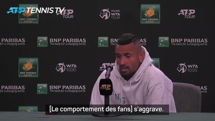 Indian Wells - Kyrgios s’en prend aux réseaux sociaux
