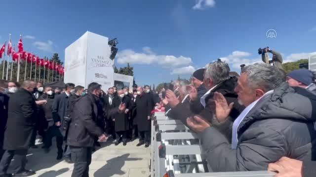 ÇANAKKALE - Boşnak gazilerden Cumhurbaşkanı Erdoğan'a sevgi gösterisi