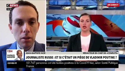 Télécharger la video: Guerre en Ukraine - Et si l'intervention de la journaliste russe qui a brandi une pancarte contre la guerre en plein JT était en réalité un coup monté du président Vladimir Poutine? - VIDEO