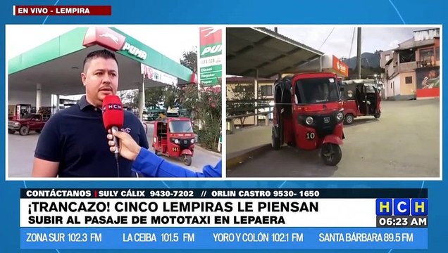 ¡Leñazo y medio! Mototaxistas de Lepaera le suben L5 al pasaje