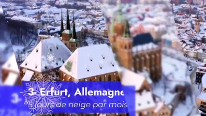 Quelles sont les villes d’Europe où il neige le plus ?