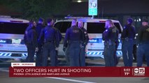 Two officers recovering after shooting near 27th Ave and Maryland