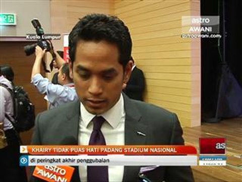 KJtak tidak puas hati, padang stadium nasionalKJtak tidak puas hati, padang stadium nasional