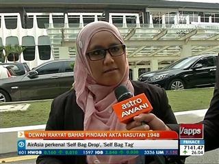 Perkembangan Dewan Rakyat bahas pindaan Akta Hasutan 1948