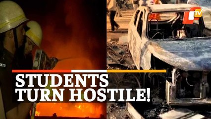 Medical College Students Set Afire Chemist Shops In Bihar’s Darbhanga, Several Injured In Clash