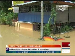 Kedah paling teruk dilanda banjir
