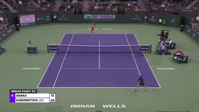 Osaka suffers straight sets defeat to Kudermetova