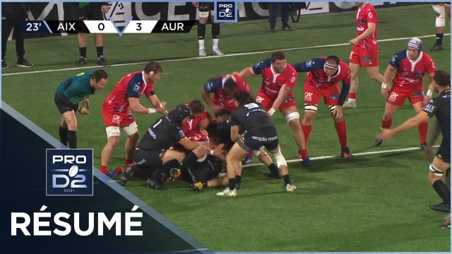 PRO D2 - Résumé Provence Rugby-Stade Aurillacois: 20-16 - J24 - Saison 2021/2022