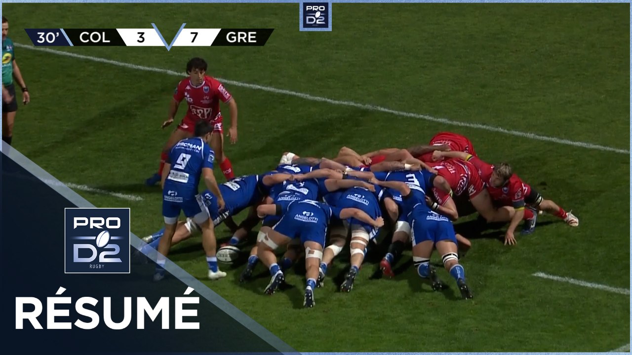 PRO D2 - Résumé Colomiers Rugby-FC Grenoble Rugby: 25-20 - J24 - Saison 2021/2022