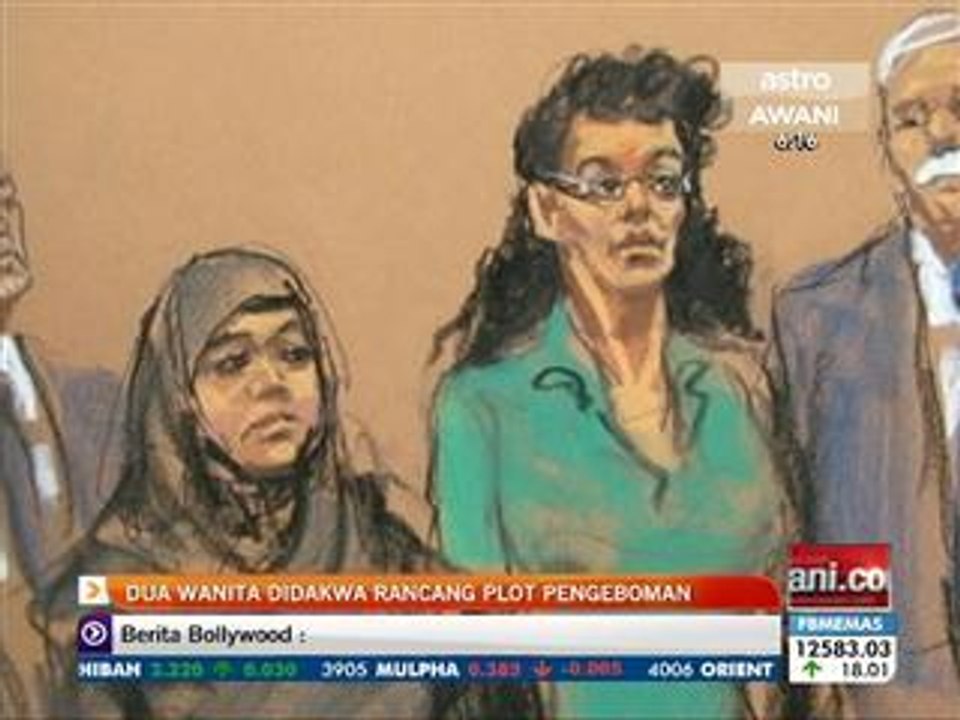 Dua wanita didakwa rancang plot pengeboman