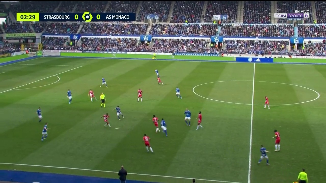 HL (SPA) Ligue 1 - Strasbourg 1-0 Monaco