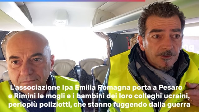 Ucraina, spedizione al confine per portare i profughi in Romagna. La videointervista