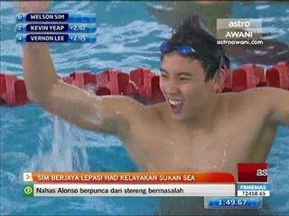 Sim berjaya lepasi had kelayakan Sukan Sea