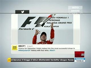 Dominasi Mercedes di litar F1 Sepang