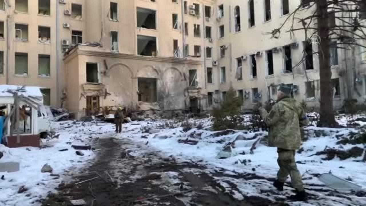 Rusya saldırısı altındaki Ukrayna'ın Harkiv kenti