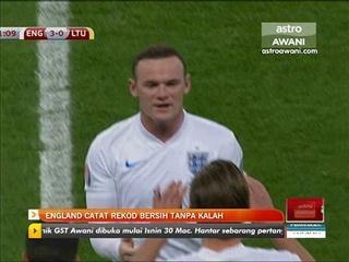 England catat rekod bersih tanpa kalah