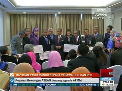 Bantuan pasca banjir kepada pegawai JPN dan PPD