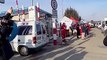 Les ambulances du collectif ambulanciers Solidarité  France-Ukraine livrées à la frontière ukrainienne en Roumanie