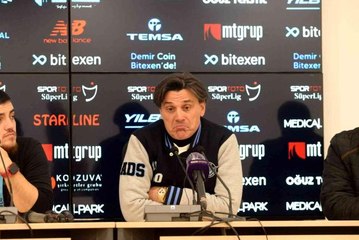 Vincenzo Montella: "Başkanımızın yaptığı açıklamalardan sonra bize yapılanları ceza olarak görüyorum"