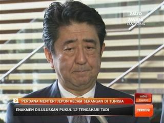 Perdana Menteri Jepun kecam serangan di Tunisia
