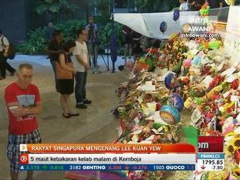 Rakyt Singapura mengenang Lee Kuan Yew