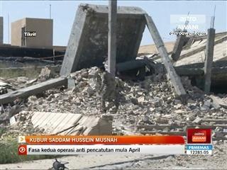 Kubur Saddam Hussein musnah