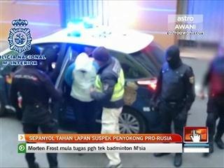 Sepanyol tahan lapan suspek penyokong pro-Rusia