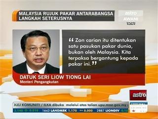 Malaysia rujuk pakar antarabangsa langkah seterusnya