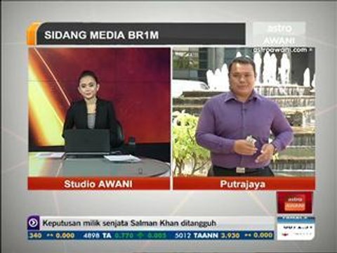 Sidang media Bantuan Rakyat 1Malaysia (BR1M)