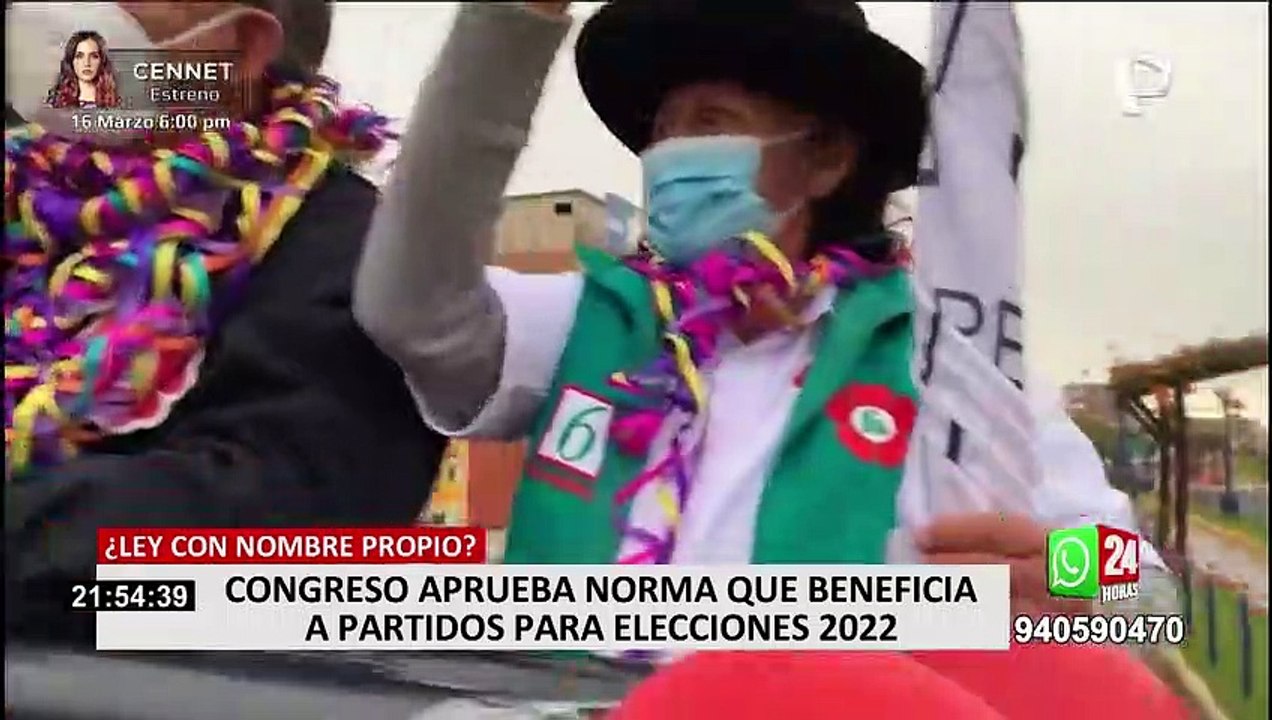 Pleno aprueba cambios en leyes electorales que benefician a partidos de bancadas actuales
