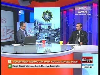 Pengurusan tabung dan dana kepada mangsa banjir