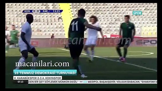 Atiker Konyaspor 3-2 Kardemir Karabükspor [HD] 11.08.2016 - 2016 TSYD Ankara Cup Semi Final Match