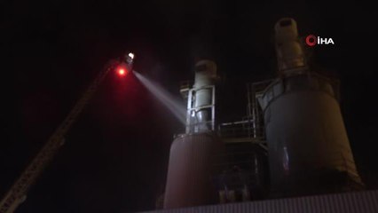 Son dakika haberi: Entegre fabrikasının kurutma bölümünde korkutan yangın